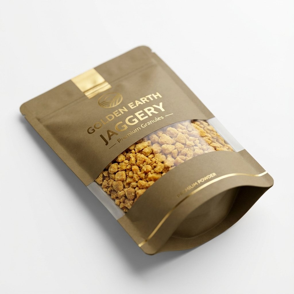 Gud Veda Premium Jaggery Powder Pouch